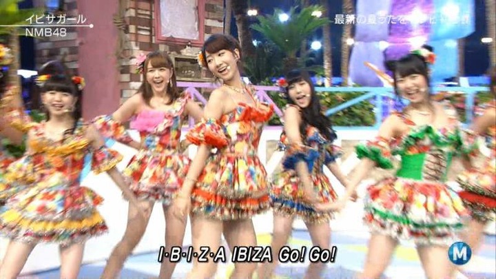 Mステに出演してるNMB48メンバーの衣装がエロい 24