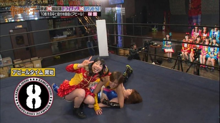 仮面女子がミニスカでプロレスしてるエロキャプ画像まとめ 29