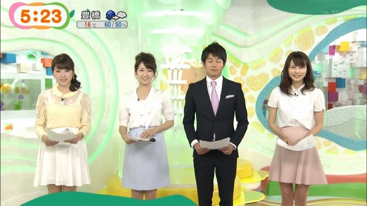 めざましテレビで女子アナがミニスカ&太ももを晒してるエロキャプ画像まとめ 2