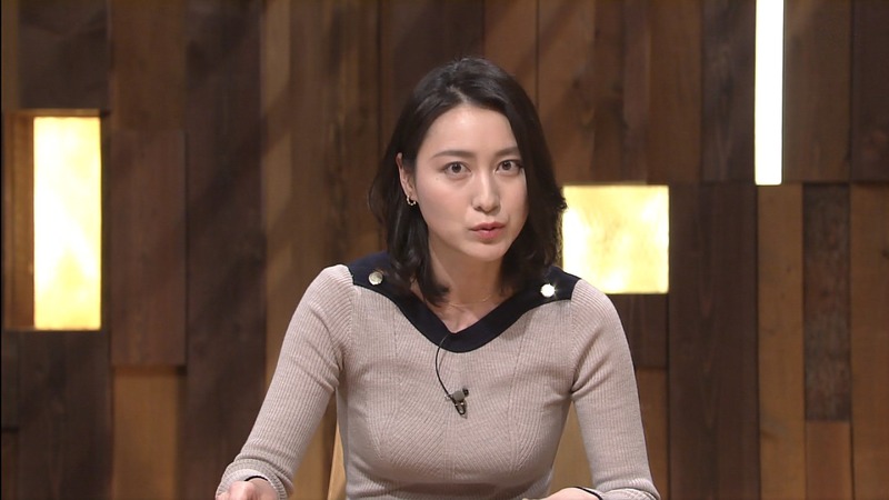 小川彩佳（39）女子アナウンサーの着衣巨乳おっぱいがエロい画像 3