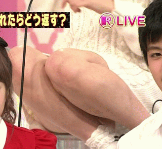 NMB48や人気アイドルがパンチラしてるエロGIF画像20枚 9