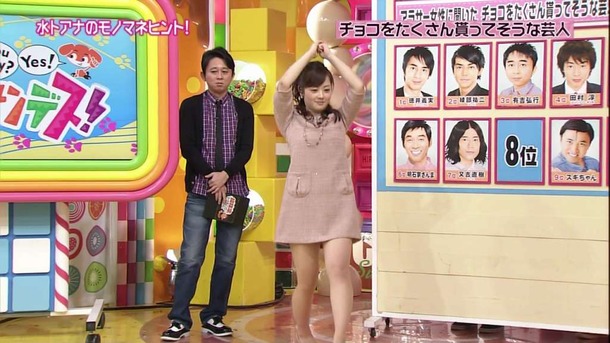 TVで見えたパンチラや胸チラしてる芸能人・アイドルのエロ画像50枚 9