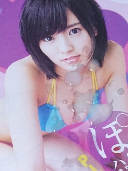 人気アイドルにおもいっきりザーメンぶっかけてるエロ画像 14