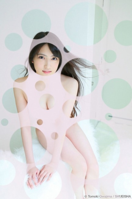 アイドルが水玉コラで全裸に見えるエロ画像30枚 2
