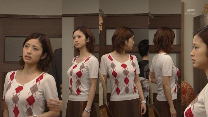 上戸彩　人妻のおっぱいで抜けちゃうエロ画像 2