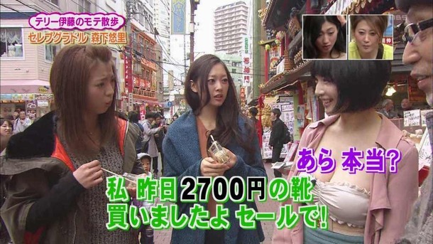 森下悠里　Gカップグラドルの乳首が見えそうなエロい入浴画像 6