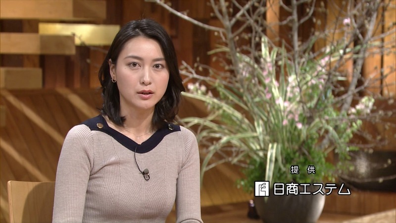 小川彩佳（39）女子アナウンサーの着衣巨乳おっぱいがエロい画像 37
