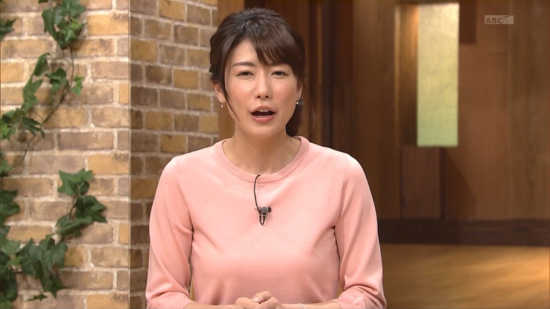 青山愛女子アナの着衣おっぱい　報道ステーション 6