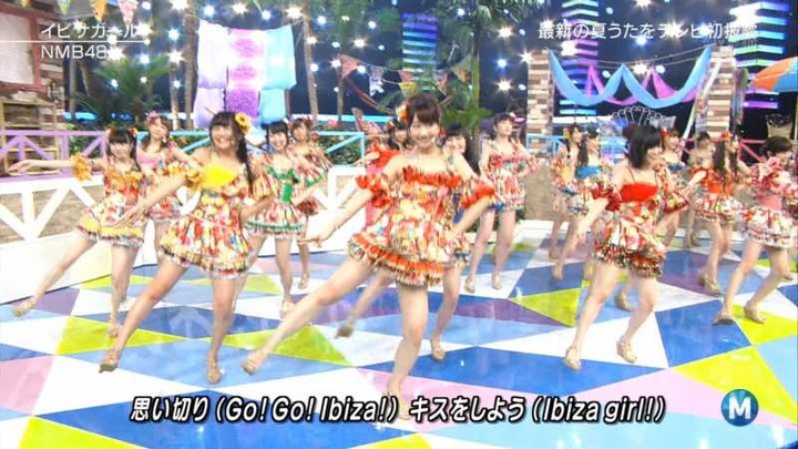 Mステに出演してるNMB48メンバーの衣装がエロい 22