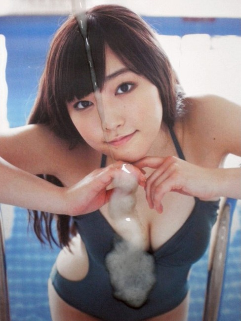 人気アイドルにおもいっきりザーメンぶっかけてるエロ画像 16