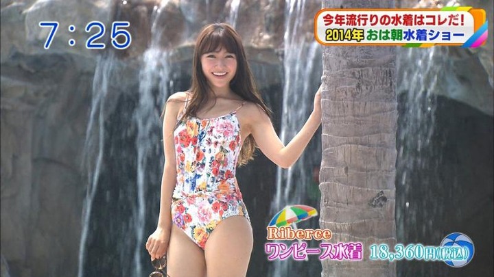 御秒奈々モデルの水着がエロいキャプ画像まとめ 19