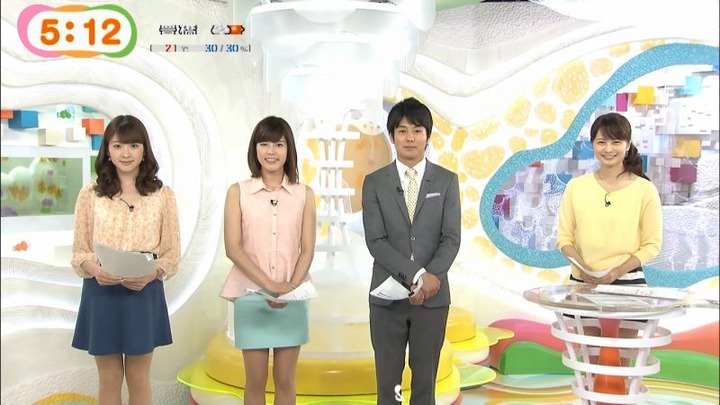 めざましテレビでミニスカの女子アナの太ももがエロい画像30枚 24