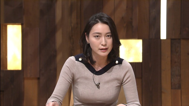 小川彩佳（39）女子アナウンサーの着衣巨乳おっぱいがエロい画像 4