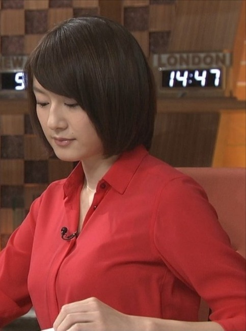 大島由香里　女子アナウンサーの着衣巨乳がエロいキャプ画像30枚 17
