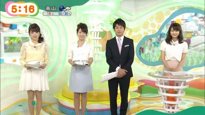 めざましテレビで女子アナがミニスカ&太ももを晒してるエロキャプ画像まとめ 3