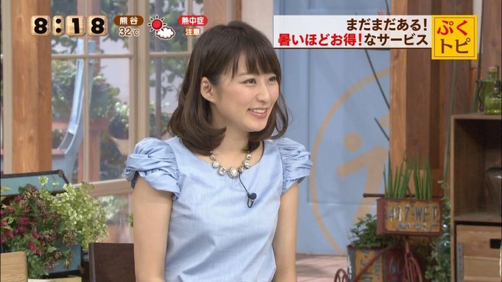 枡田絵理奈女子アナのスケスケスカートがエロい 5