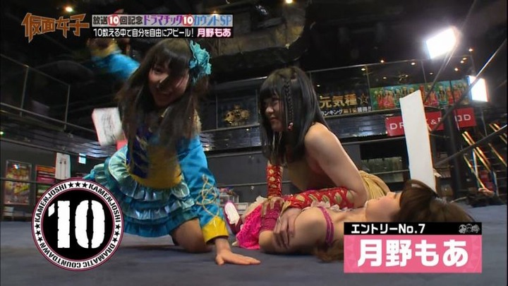 仮面女子がミニスカでプロレスしてるエロキャプ画像まとめ 17