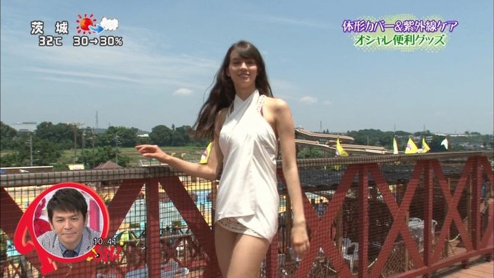 東京サマーランドでお天気お姉さんやモデルが水着になってる 22