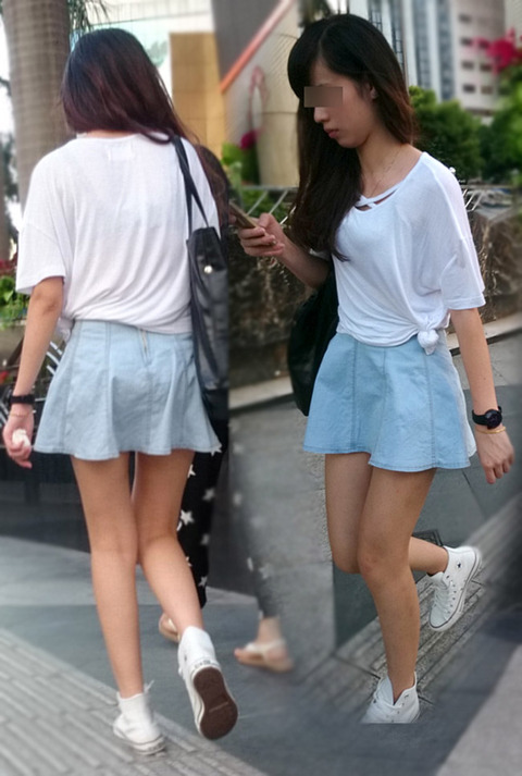 観光で来てる中国人の生足がなかなかエロいｗｗｗｗｗｗ（素人盗撮エロ画像あり） 1