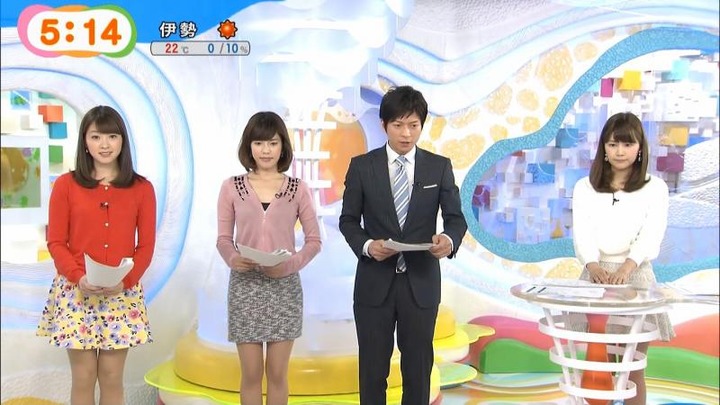 めざましテレビでミニスカの女子アナの太ももがエロい画像30枚 18