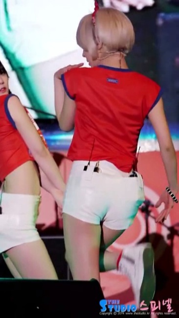 韓流アイドルＡＯＡチョアのホットパンツ+生足がエロい画像まとめ 19