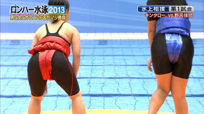 ロンハー水泳2013の尾崎ナナの競泳水着姿がエロいお宝キャプ画像40枚 27