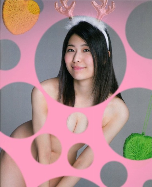人気アイドルが裸に見えちゃう水玉コラ画像 8