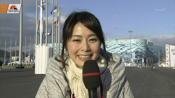 ソチオリンピック中継で杉浦友紀女子アナの尻がエロいキャプ画像まとめ 1