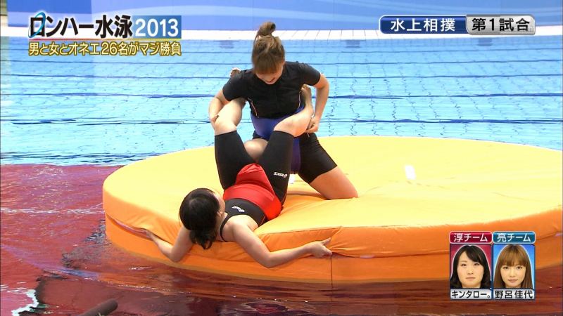 ロンハー水泳2013の尾崎ナナの競泳水着姿がエロいお宝キャプ画像40枚 28