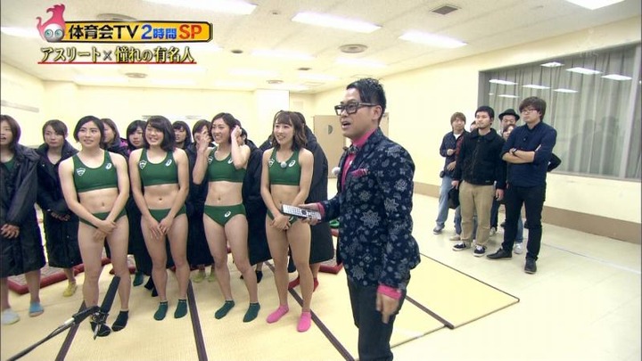 体育会TVの陸上部のユニフォームがエロいキャプ画像 10