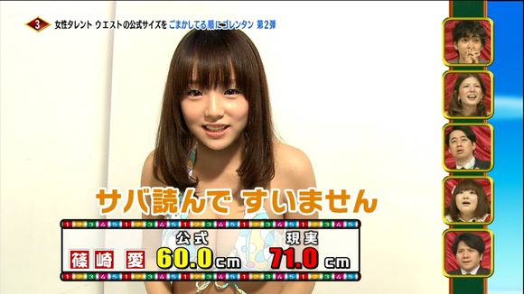 篠崎愛（19）ウエストサイズを誤魔化してた爆乳グラドルのエロ画像32枚 16