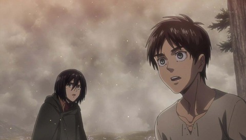進撃の巨人 Season2 最終回３７話 叫び 感想 マフラーを巻いてくれてありがとう ブツブツブやき