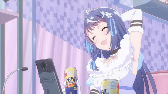 VTuberなんだが配信切り忘れたら 2話場面カット003