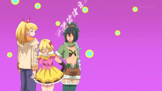 たとえばラストダンジョン前の村の 11話 場面カット031