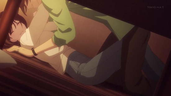 ひげを剃る。そして女子高生を拾う。 6話場面カット010