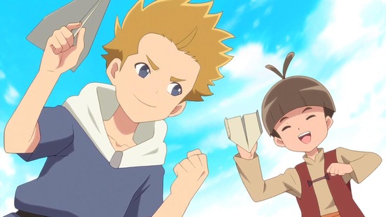 たとえばラストダンジョン前の村の 10話場面カット034