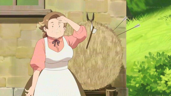 たとえばラストダンジョン前の村の 10話場面カット016