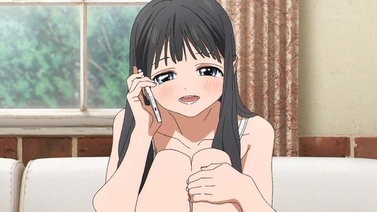 明日ちゃんのセーラー服1話場面カット_014