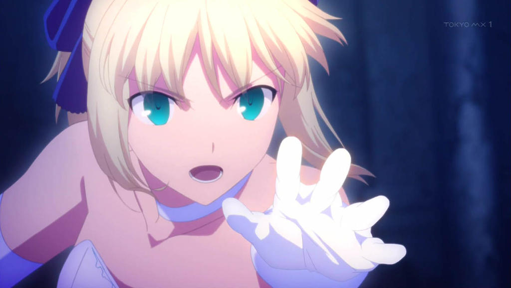 Fate Stay Night Unlimited Blade Works 18話感想 セイバーが復活 マスターは凜 もぐもく独り言
