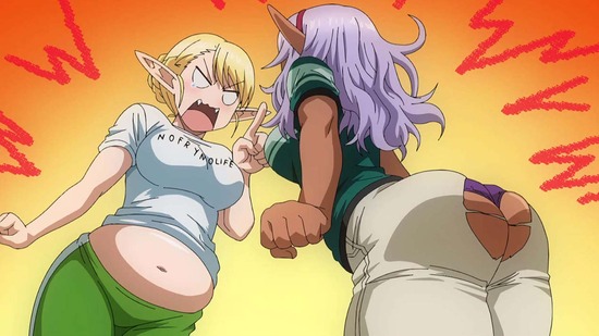 エルフさんは痩せられない。　２話場面カット024