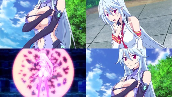 魔装学園H×H(ハイブリッド・ハート) 1話場面カット_009