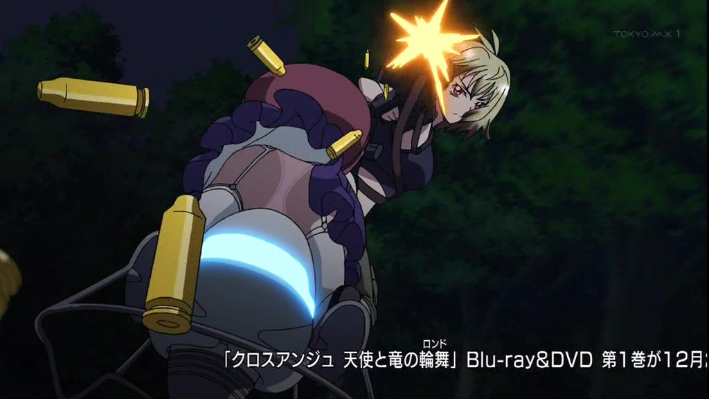 クロスアンジュ 天使と竜の輪舞(ロンド) 9話 今回はモモカのパンチラだけかw