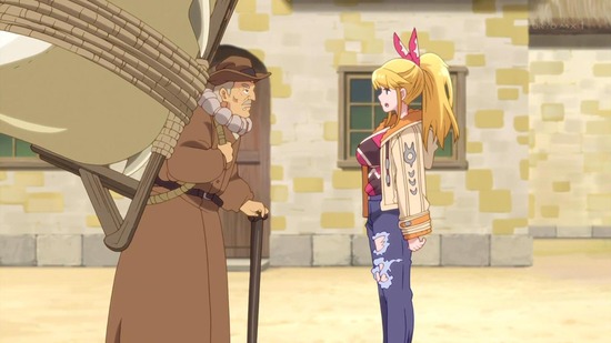 たとえばラストダンジョン前の村の 10話場面カット020