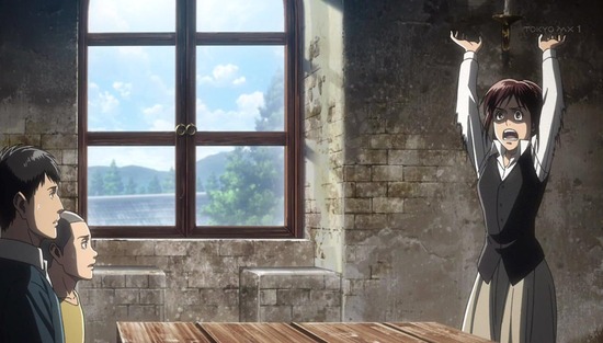 進撃の巨人　２６話場面カット009