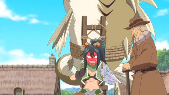 たとえばラストダンジョン前の村の 10話場面カット023