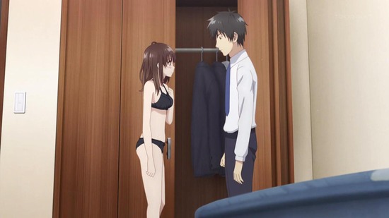 ひげを剃る。そして女子高生を拾う。 3話場面カット056