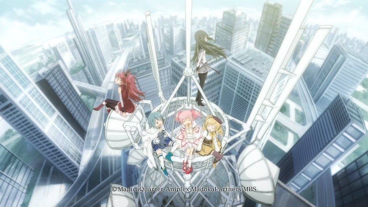 まどかopの魔法少女集合絵の5人バージョン アニメガヘルツ まどかopの魔法少女集合絵の5人バージョン アニメガヘルツ