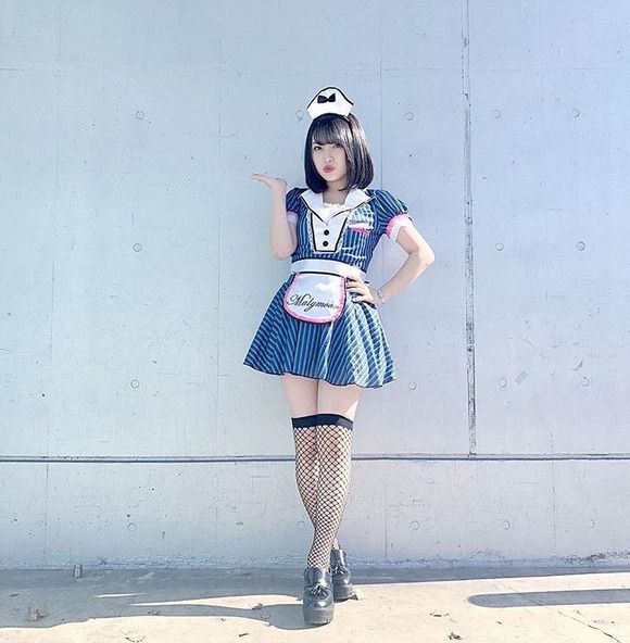 【画像】AKB48向井地美音、キュートでSEXYなハロウィンコスプレを公開