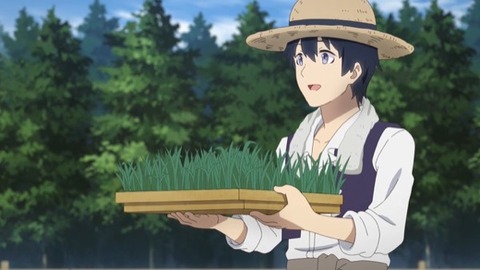 【感想】アニメ『異世界のんびり農家』第4話　稲作を開始！お米を食べる幸せはすぐそこに？【OP有】
