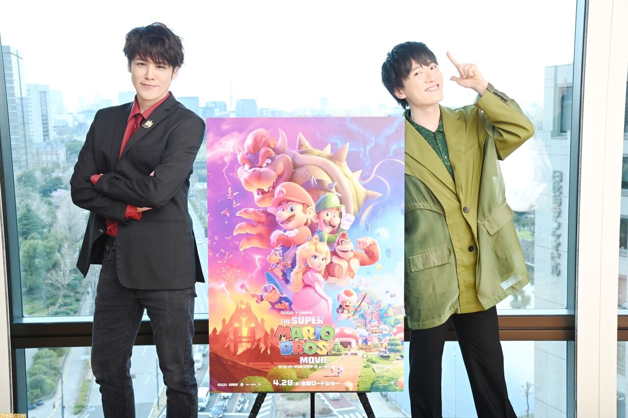 映画『スーパーマリオ』マリオ役・宮野真守さん、ルイージ役・畠中祐さんにインタビュー。マリオ＆ルイージのボイスで語る演技のこだわりや好きなゲームの思い出。動画も必見！ - ファミ通.com